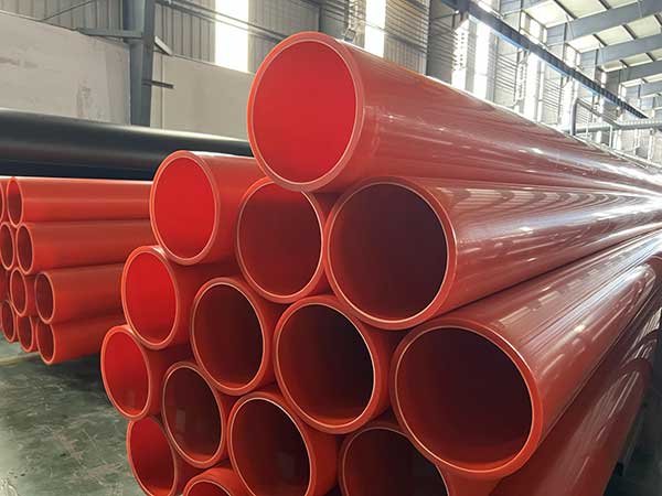 Orange-cable-tube